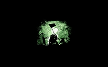 abstract soldiers war minimalistic army zombies solid simplistic simple black background arms brothe Wallpaper